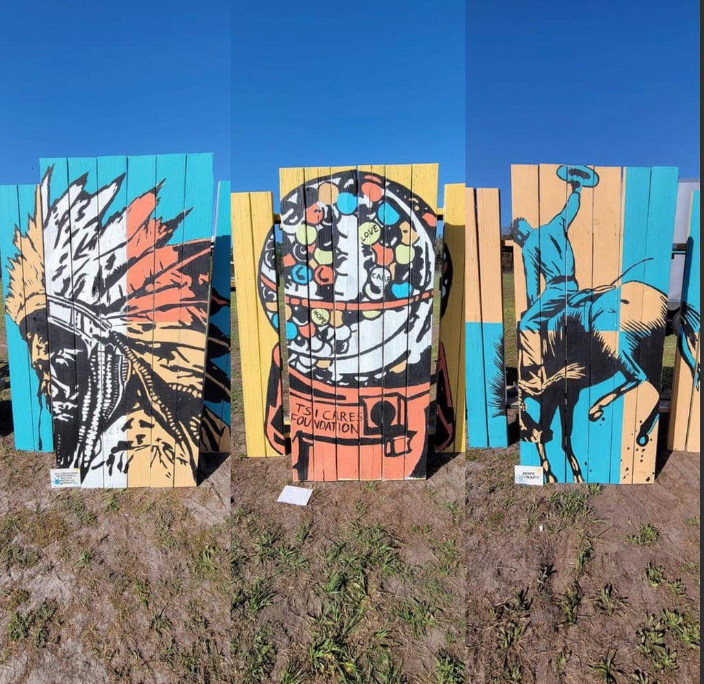 Clay County Charity and Art Picnic Table Project