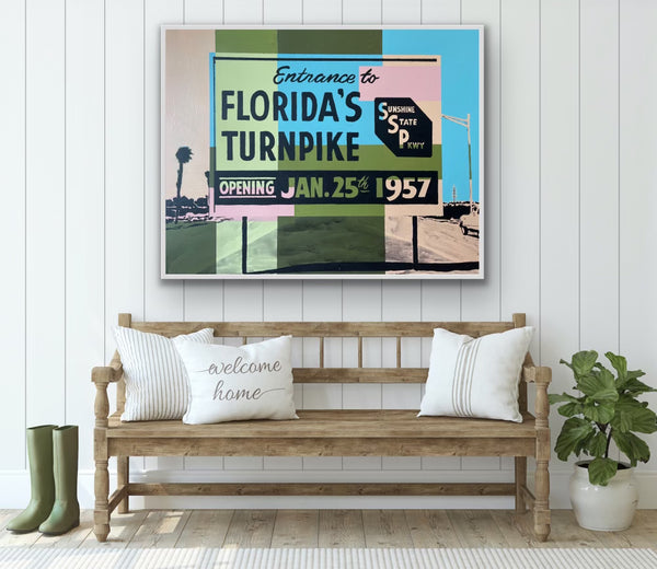 絵画 flk040115 Florida Turnpike – Philip Bennett Walker